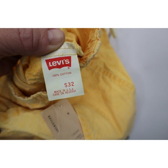 Deadstock Vintage 80s Levis Sport Jeans Mens Small Pigment Stonewash Pants USA - Picture 11 of 16